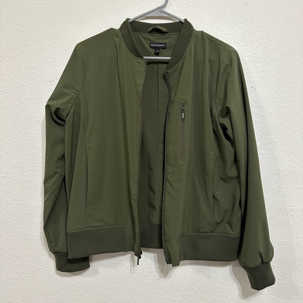 Green Bomber Jacket | Size Small